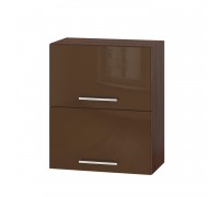 Кухонный модуль Модерн Верх В14-600 Венге темный, Капучино Глянец