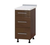 Szafka kuchenna Modern Niz H87-400 Ciemny Wenge, Cappuccino Połysk Szafka kuchenna Modern Niz H87-400 Ciemny Wenge, Cappuccino Połysk
