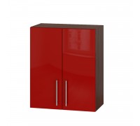 Küchenzeile Modern Top B10-600 Dark Wenge, Rot Glanz Küchenzeile Modern Top B10-600 Dark Wenge, Rot Glanz