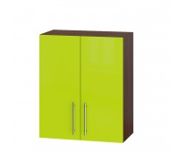 Küchenzeile Modern Top B06-600 Dark Wenge, Lime Gloss Küchenzeile Modern Top B06-600 Dark Wenge, Lime Gloss