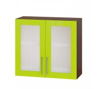 Küchenzeile Modern Top BB06-800 Dark Wenge, Lime Gloss Küchenzeile Modern Top BB06-800 Dark Wenge, Lime Gloss