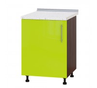 Küchenzeile Modern Niz H79-600 Dark Wenge, Lime Gloss Küchenzeile Modern Niz H79-600 Dark Wenge, Lime Gloss