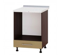 Кухонный модуль Модерн Низ Н85-600 Венге темный, Мокко Глянец