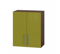 Küchenzeile Modern Top B10-600 Dark Wenge, Glossy Olive Küchenzeile Modern Top B10-600 Dark Wenge, Glossy Olive