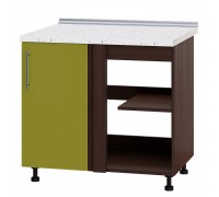 Szafka kuchenna Modern Niz H89-895 Ciemny Wenge, Oliwka Połysk