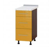Kitchen unit Modern Niz H87-400 Dark Wenge, Orange Gloss Kitchen unit Modern Niz H87-400 Dark Wenge, Orange Gloss