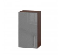 Küchenzeile Modern Top B01-400 Dark Wenge, Metallic Silber Glanz Küchenzeile Modern Top B01-400 Dark Wenge, Metallic Silber Glanz