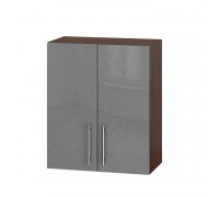 Küchenzeile Modern Top B10-600 Dark Wenge, Metallic Silber Glanz Küchenzeile Modern Top B10-600 Dark Wenge, Metallic Silber Glanz