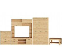 Wohnzimmer Sonata Set 28, Craft Oak Gold