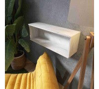 Wall shelf PLN-2 Light Oak Craft White