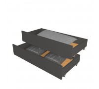Drawers for the 800 Sonata bed, Graphite