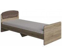 Astoria-2 Bett, 80x190 cm, Sonoma Eiche, Trüffel