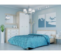 Bedroom Set Sonata 14, Sonoma Oak, White