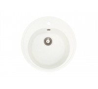Küchenspüle aus weißem Granit AKVATIKA Nr. 007 d-500