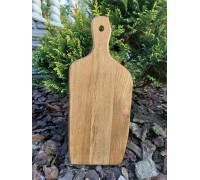Oak serving board, wooden kitchen cutting board.