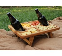 Beer table, wooden folding table