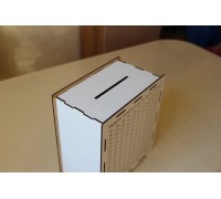 Копилка деревянная для денег, размер: 22*20*11.5