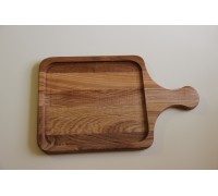 Servierbrett aus Eiche, Küchenschneidebrett aus Holz.