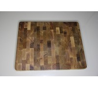 Holz-Hirnholz-Schneidebrett zum Schneiden oder Servieren, Hirnholz-Schneidebrett zum Schneiden 42*27*4 cm