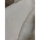 Натуральный коврик из овечьей кожи белый, овечья кожа, коврик из овчины с длинной шерстью, 110-120 х 70-85 см