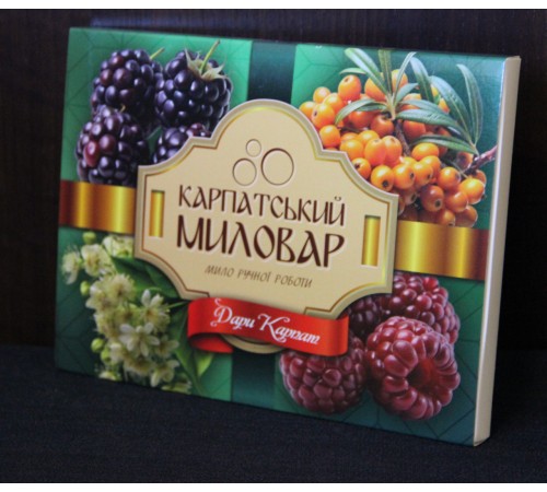 Подарочный набор натурального карпатского мыла 'Карпатский мыловар. Дары Карпат', 4 шт Подарочный набор натурального карпатского мыла 'Карпатский мыловар. Дары Карпат', 4 шт