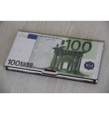 Подарунковий конверт для грошей '100 Євро', дерев'яний оригінальний конверт для купюр