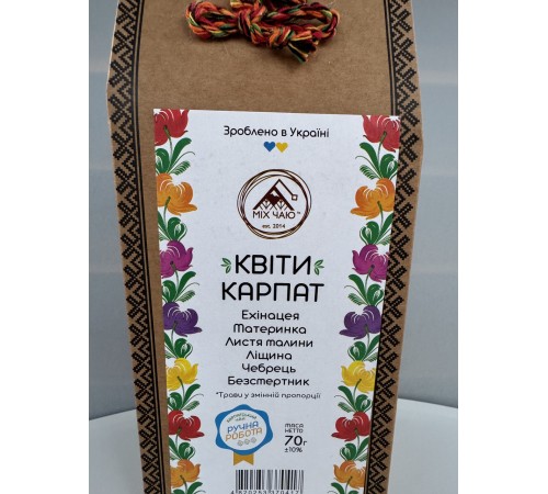 Трав'яний чай «Квіти Карпат», 70 г Трав'яний чай «Квіти Карпат», 70 г