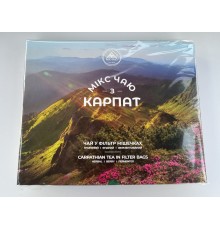 Подарунковий набір карпатського чаю "Мікс чаю з Карпат", 60 фільтр-пакетиків