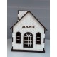 Скарбничка для грошей "BANK",Будиночок 16*14*17 см