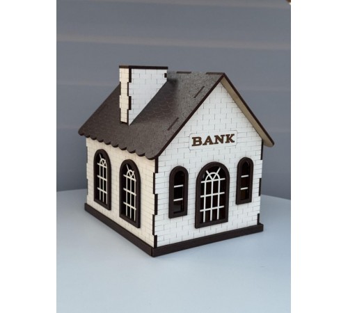 Скарбничка для грошей "BANK",Будиночок 16*14*17 см Скарбничка для грошей "BANK",Будиночок 16*14*17 см