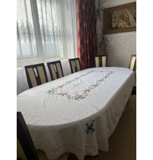Скатертина пасхальна прямокутна ,скатерть святкова із домотканого полотна (165*230 см)