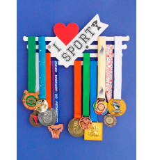 Медальниця металева "I love sport"