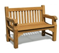 Крамниця, лава зі спинкою 1200 х 690 мм від виробника Garden park bench 04