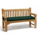 Крамниця, лава зі спинкою 1340 х 690 мм від виробника Garden park bench 05