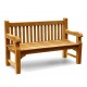 Крамниця, лава зі спинкою 1340 х 690 мм від виробника Garden park bench 05
