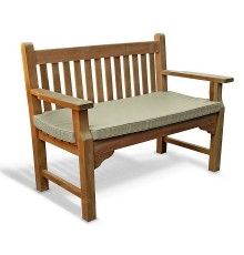 Крамниця, лава зі спинкою 1240 х 670 мм. Дерев'яна лавка від виробника Garden park bench 10