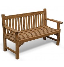 Крамниця, лава зі спинкою 1540 х 670 мм. Дерев'яна лавка від виробника Garden park bench 11