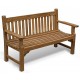Крамниця, лава зі спинкою 1540 х 670 мм. Дерев'яна лавка від виробника Garden park bench 11
