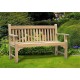 Крамниця, лава зі спинкою 1540 х 670 мм. Дерев'яна лавка від виробника Garden park bench 11