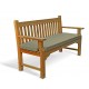Крамниця, лава зі спинкою 1540 х 670 мм. Дерев'яна лавка від виробника Garden park bench 11