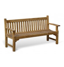 Крамниця, лава зі спинкою 1840 х 670 мм. Дерев'яна лавка від виробника Garden park bench 12