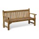 Крамниця, лава зі спинкою 1840 х 670 мм. Дерев'яна лавка від виробника Garden park bench 12
