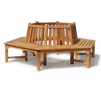 Ławka sklepowa z oparciem 2200 x 430 mm od producenta Garden Park Bench 14