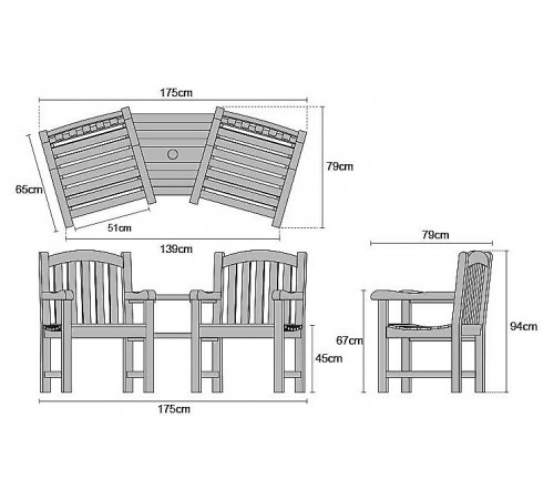 Крамниця, лава зі спинкою 1750 х 650 мм від виробника Garden park bench 15 Крамниця, лава зі спинкою 1750 х 650 мм від виробника Garden park bench 15