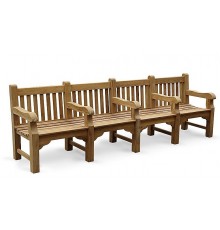 Магазин, скамейка со спинкой 2840 х 580 мм от производителя Garden park bench 24