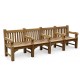 Крамниця, лава зі спинкою 2840 х 580 мм від виробника Garden park bench 24