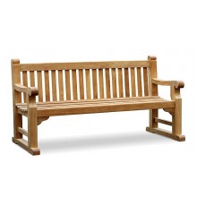 Крамниця лаві зі спинкою 1800 х 550 мм від виробника Garden park bench 29