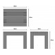 Табуретка 600 х 450 мм от производителя Garden park bench 30