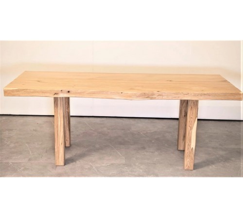 Дерев'яний стіл 2000х900 мм з ясеня для кафе, дачі від виробника. Wood Table 12 Дерев'яний стіл 2000х900 мм з ясеня для кафе, дачі від виробника. Wood Table 12