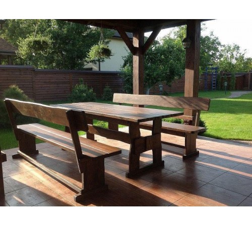 Дерев'яний стіл 2000х900 мм з ясеня для кафе, дачі від виробника. Wood Table 12 Дерев'яний стіл 2000х900 мм з ясеня для кафе, дачі від виробника. Wood Table 12